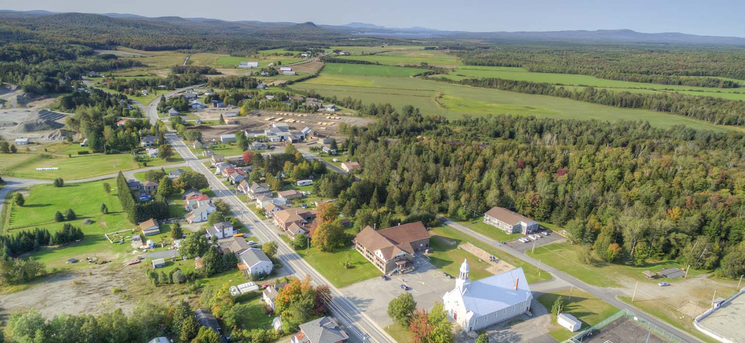 Photographie aérienne drone St-Augustin-de-Woburn